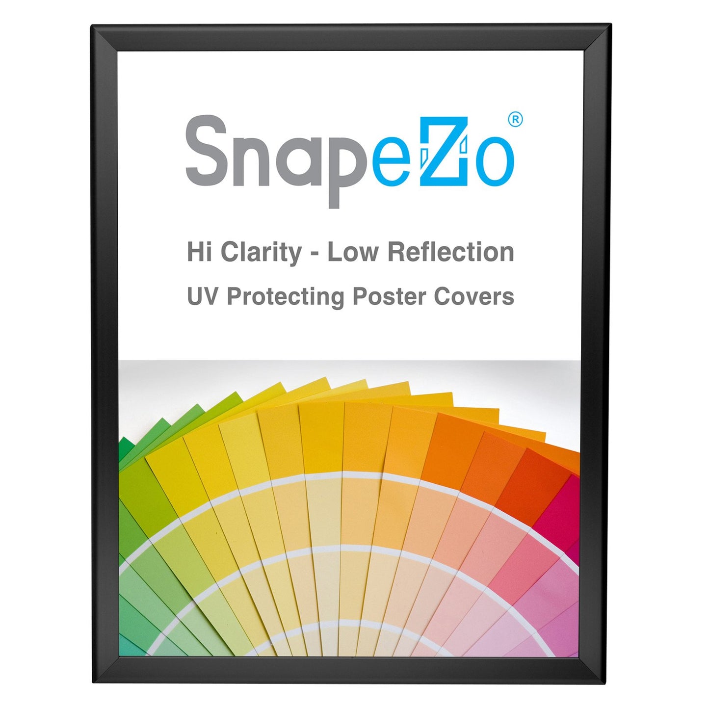 SnapeZo® 43.18 x 55.88 cm Black Snap Frame - 32MM Profile