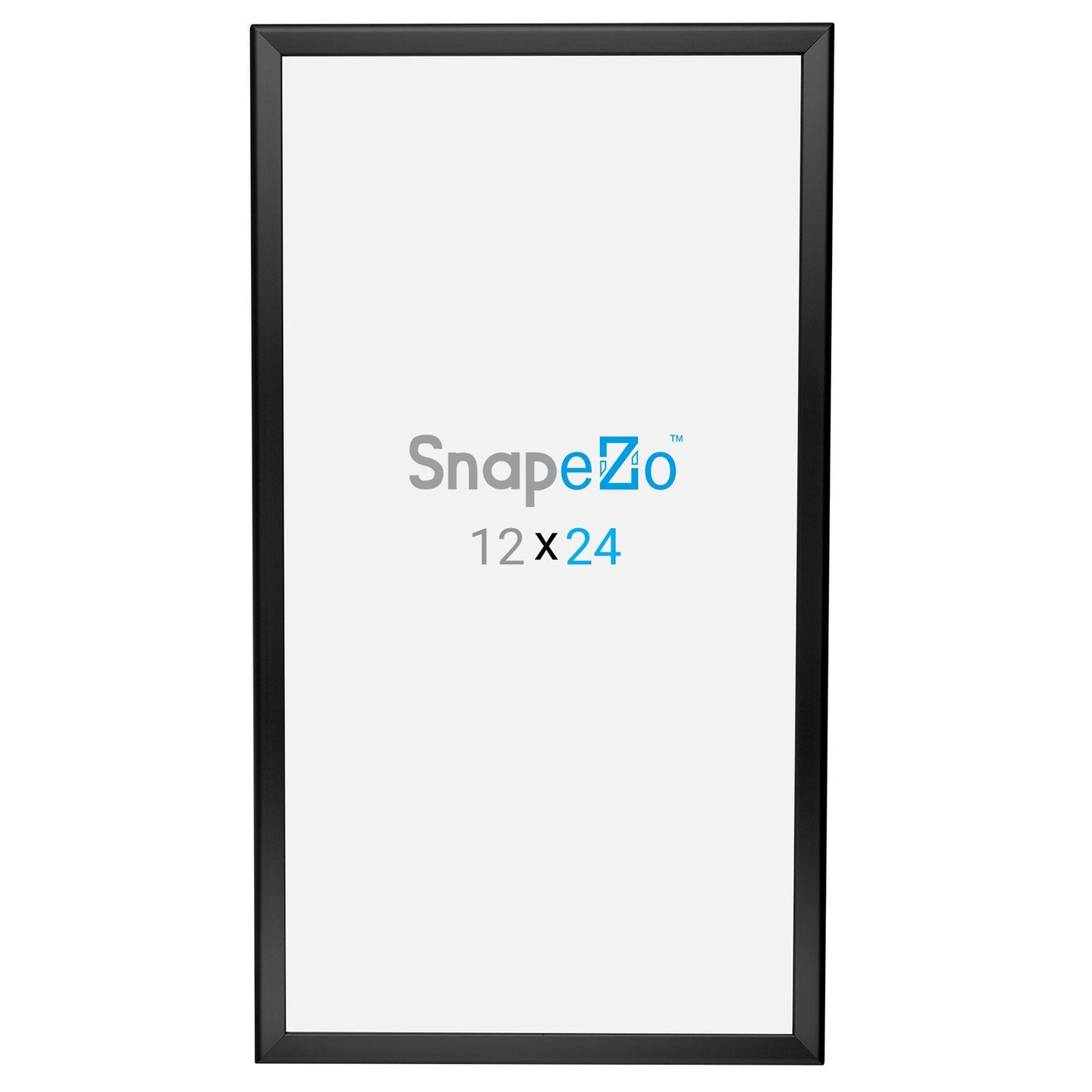 SnapeZo® 30,48 x 60,96 cm Marco a presión negro - Perfil de 32 mm