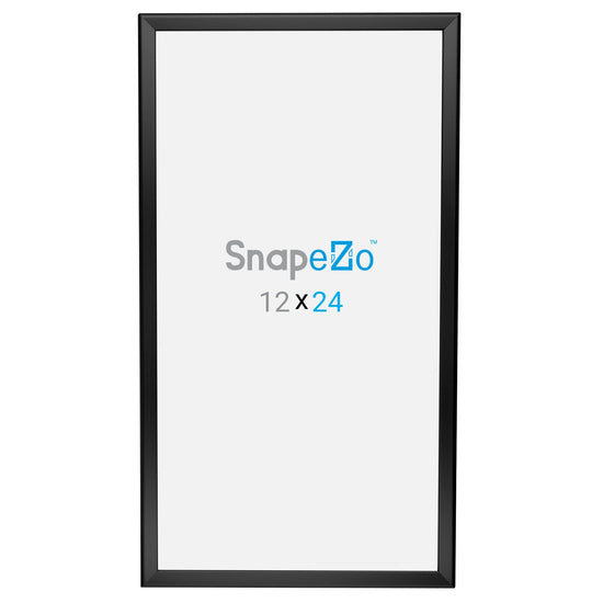 SnapeZo® 30,48 x 60,96 cm Marco a presión negro - Perfil de 32 mm