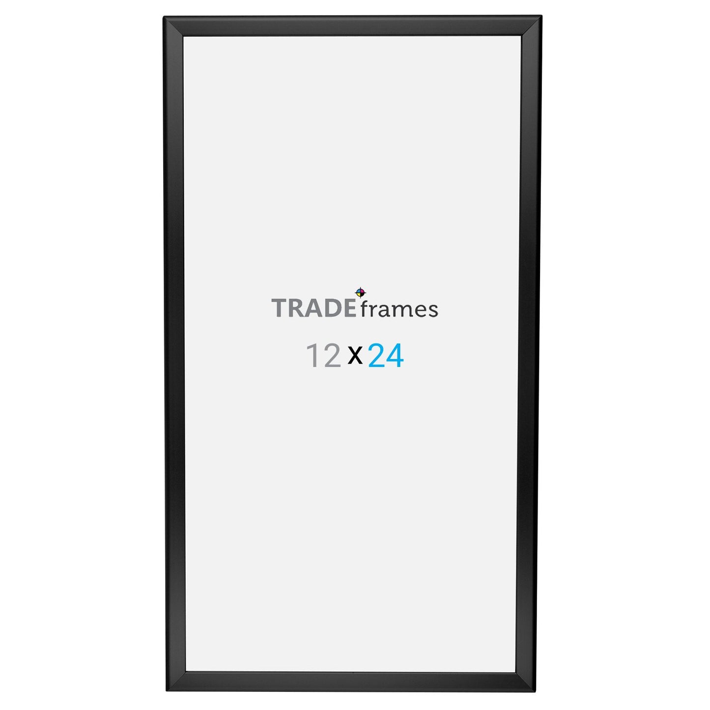 30.48 x 60.96 cm Black Snap Frame - 32MM Profile