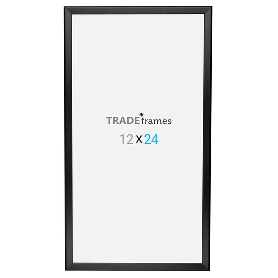 30.48 x 60.96 cm Black Snap Frame - 32MM Profile