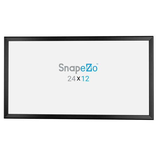 SnapeZo® 30,48 x 60,96 cm Marco a presión negro - Perfil de 32 mm