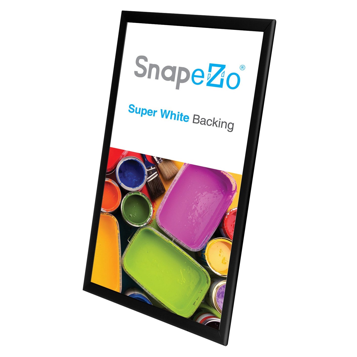 SnapeZo® 30.48 x 60.96 cm Black Snap Frame - 32MM Profile