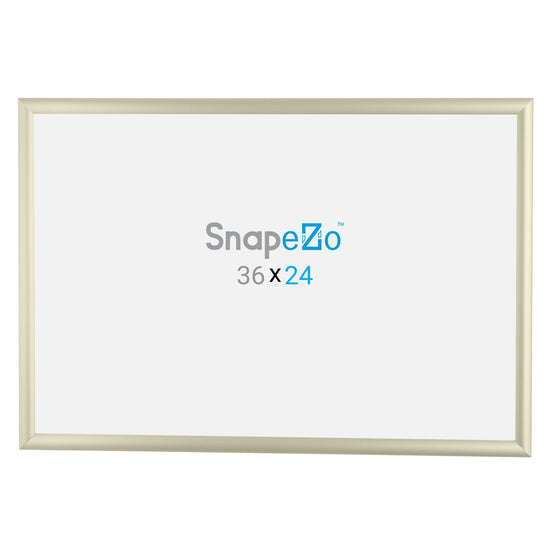 60.96 x 91.44 cm Cream Movie Poster Frame 25MM SnapeZo®