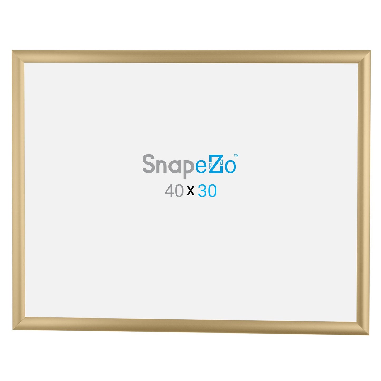 76.20 x 101.60 cm  Gold Filmplakatrahmen 25 mm SnapeZo®