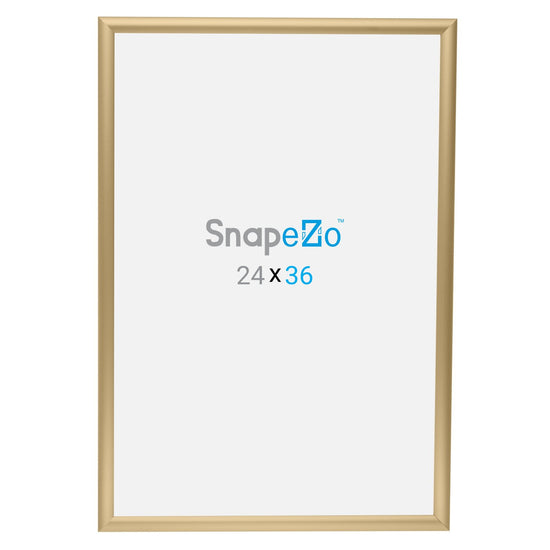 60.96 x 91.44 cm Gold Filmplakatrahmen 25 mm SnapeZo®