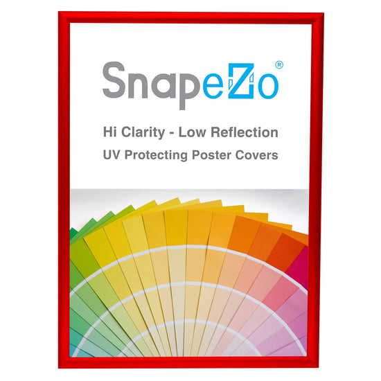 SnapeZo® A2 (59.4 x 42 cm) Red Snap Frame - 25MM Profile