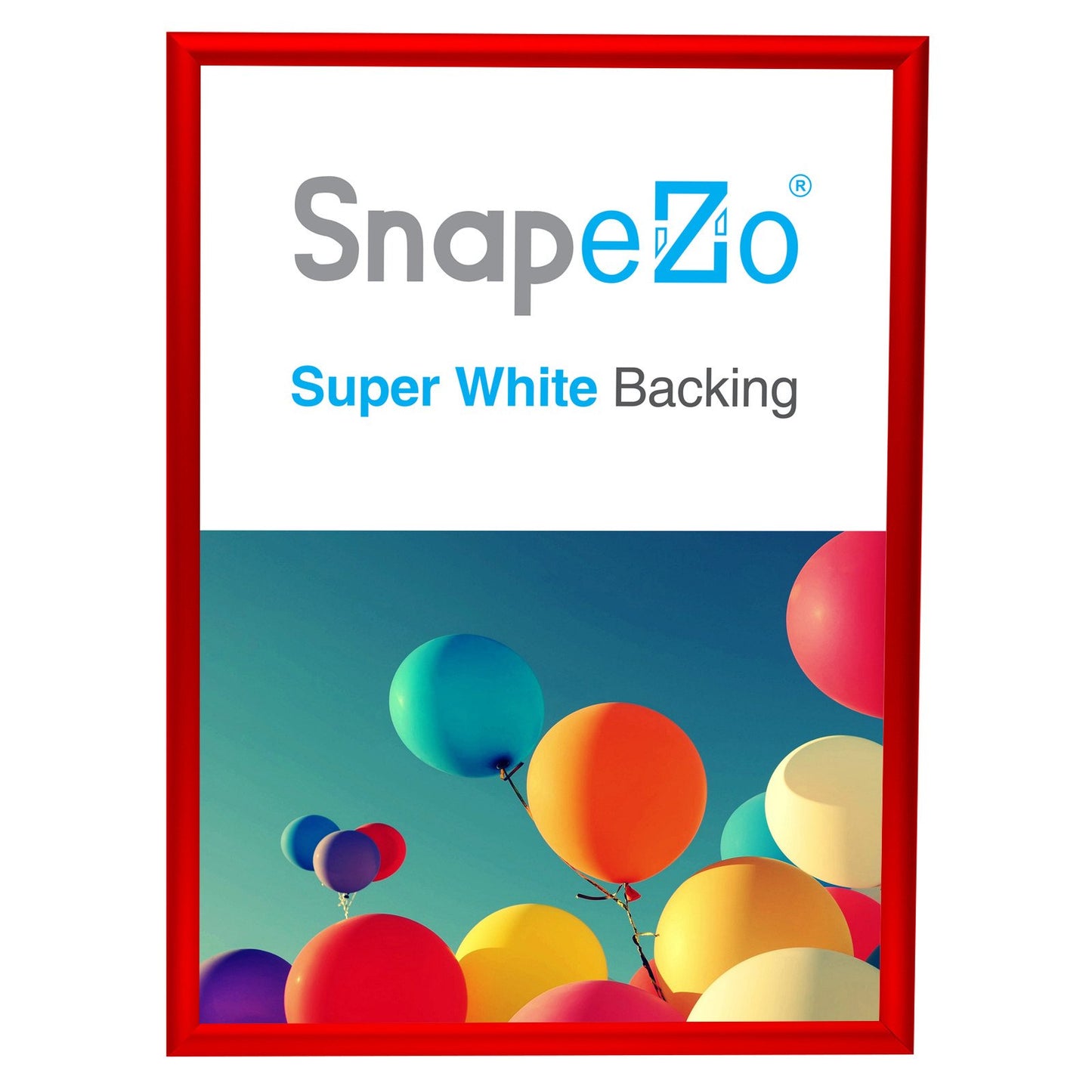 SnapeZo® A2 (59.4 x 42 cm) Red Snap Frame - 25MM Profile