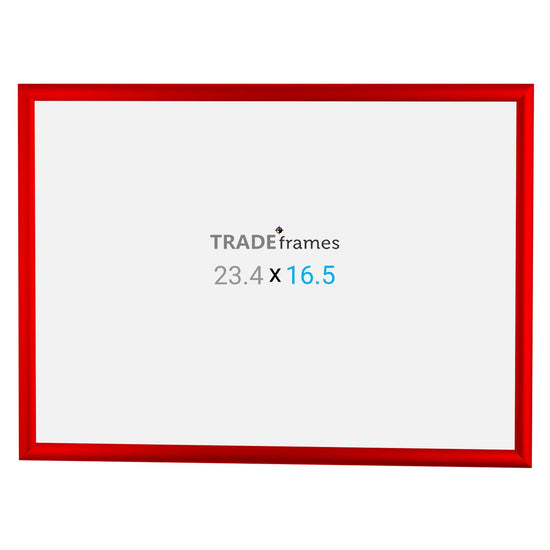 A2 (59.4 x 42 cm) Red Snap Frame - 25MM Profile