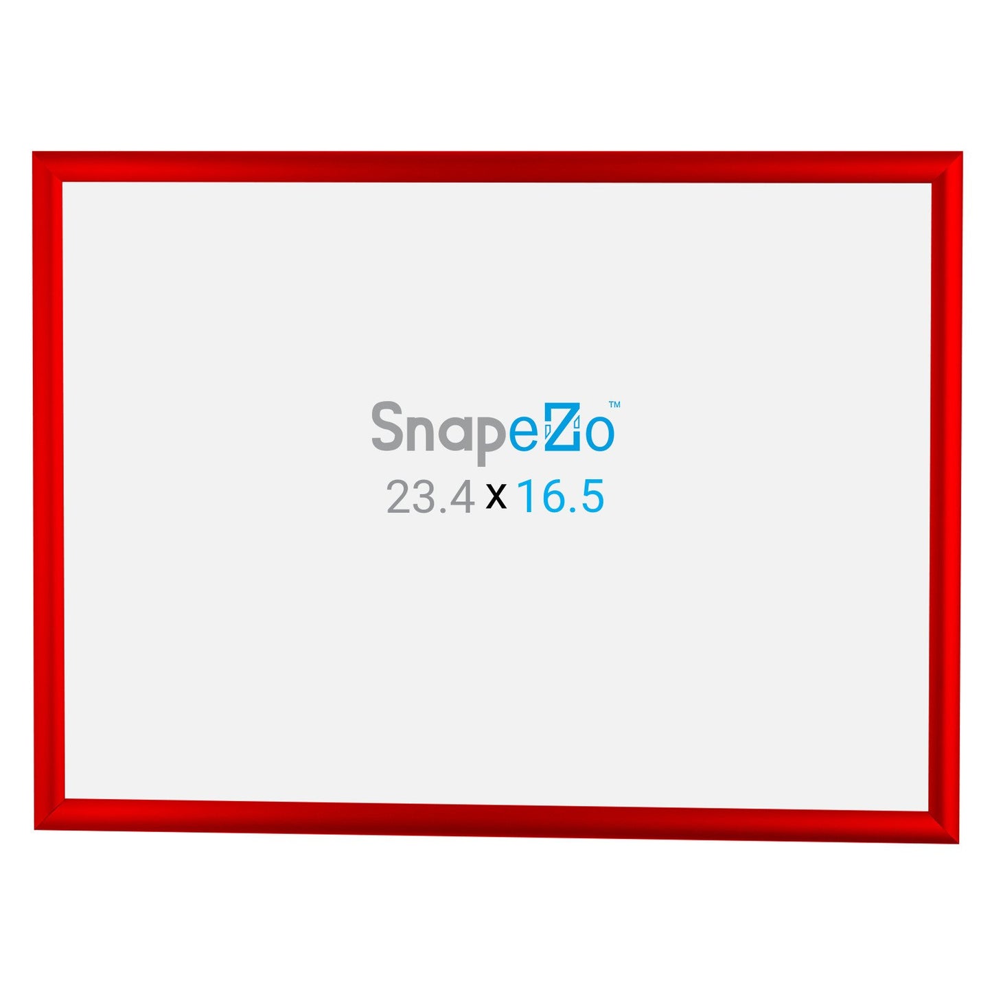 SnapeZo® A2 (59,4 x 42 cm) Marco a presión rojo - Perfil de 25 mm