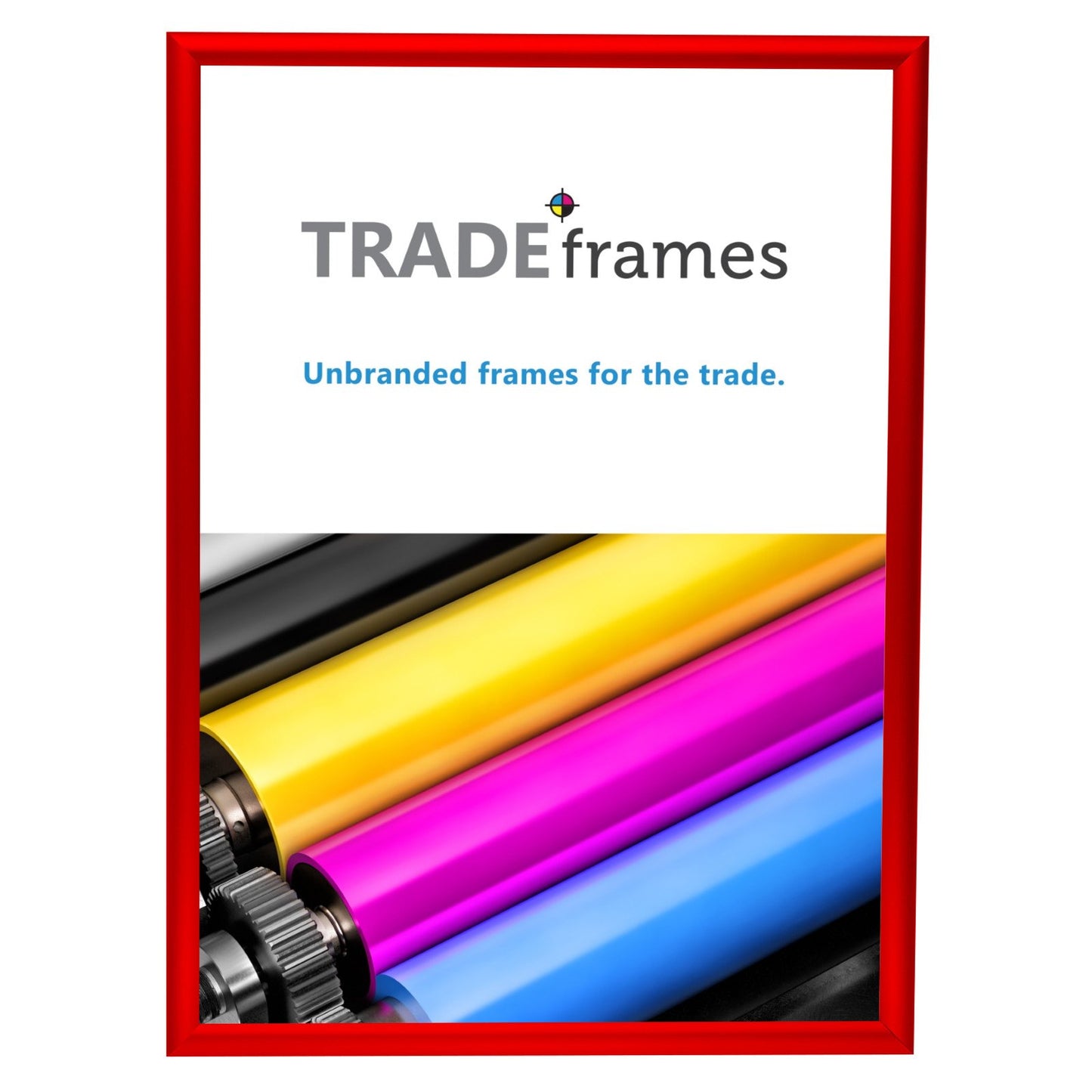 A2 (59.4 x 42 cm) Red Snap Frame - 25MM Profile