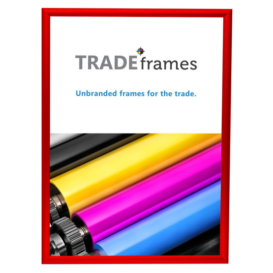 A2 (59.4 x 42 cm) Red Snap Frame - 25MM Profile