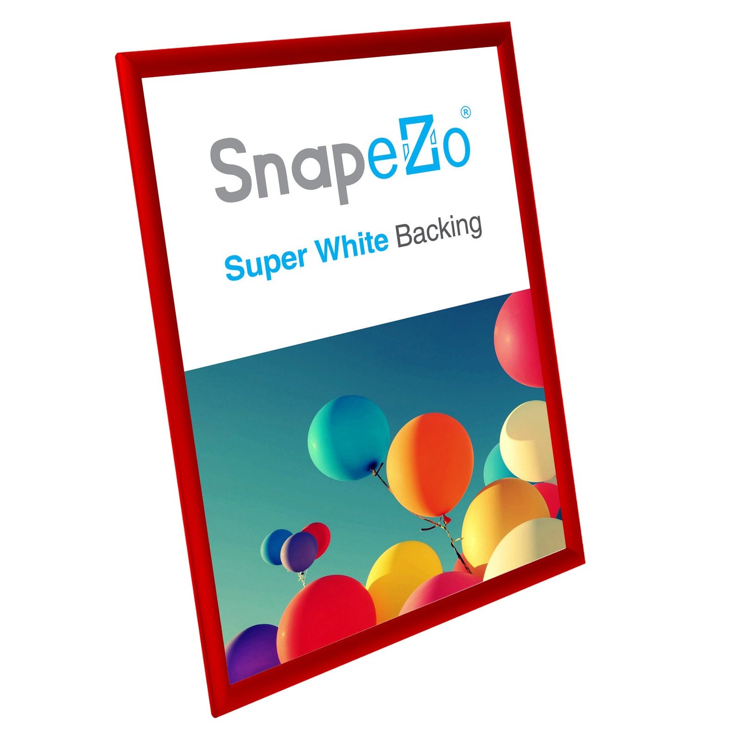 SnapeZo® A2 (59.4 x 42 cm) Red Snap Frame - 25MM Profile