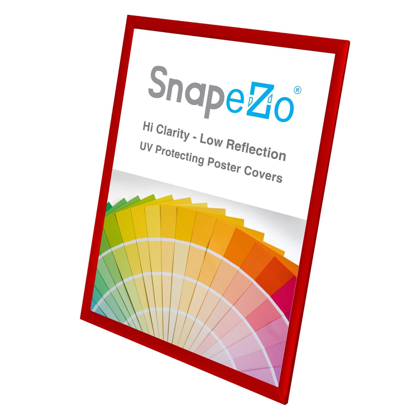 SnapeZo® A2 (59.4 x 42 cm) Red Snap Frame - 25MM Profile