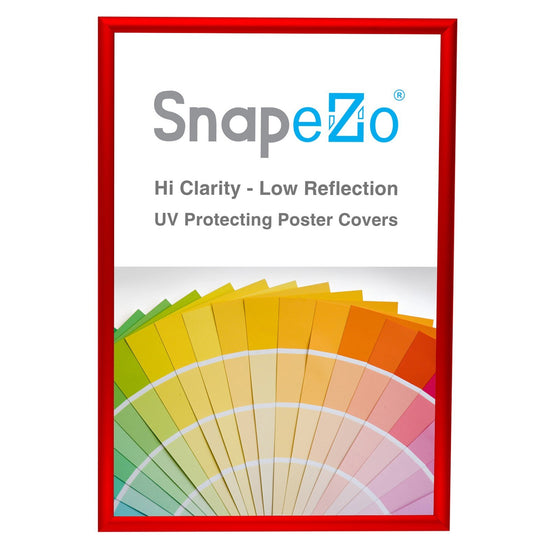 SnapeZo® 60.96 x 91.44 cm Red Snap Frame - 25MM Profile