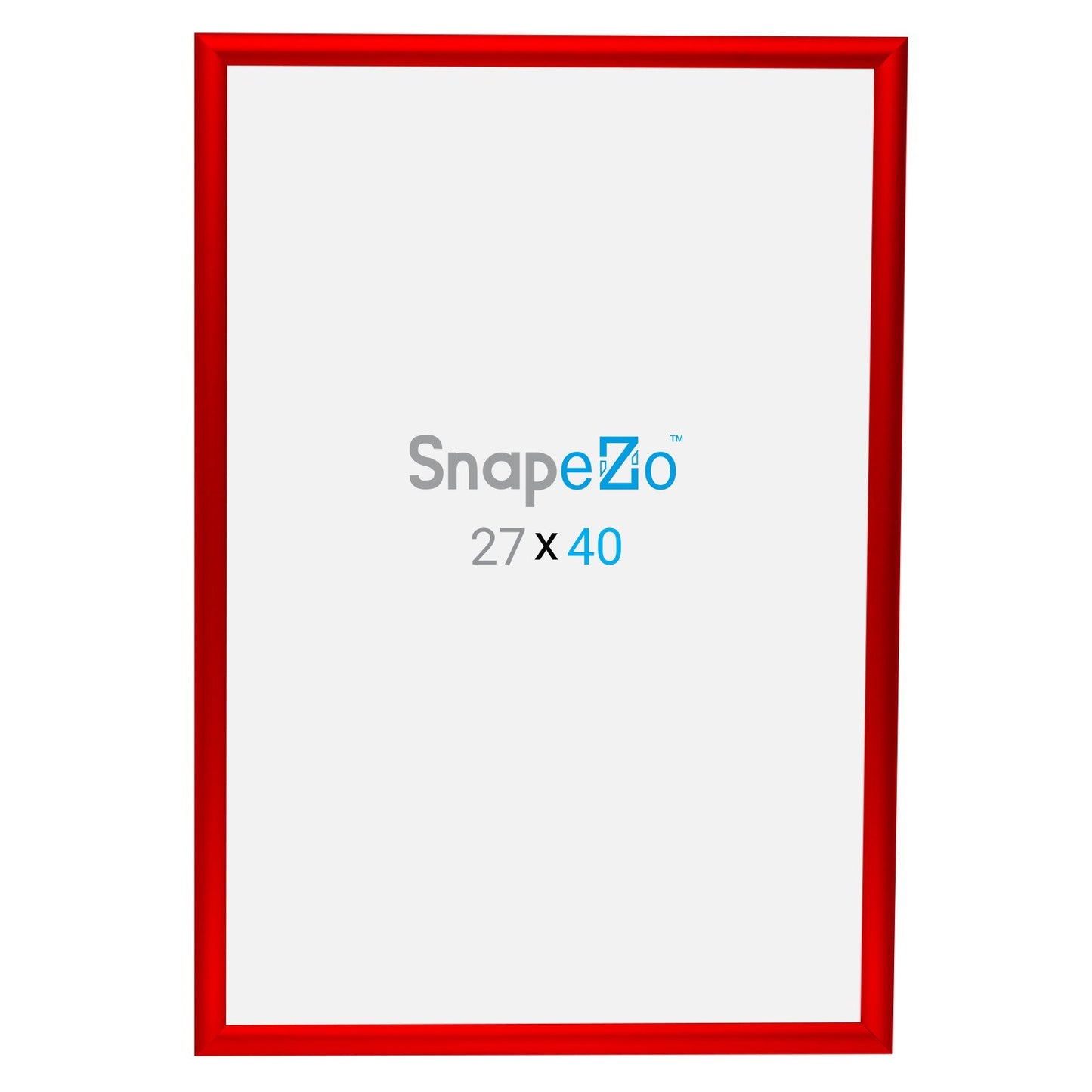 68.58 x 101.60 cm  Roter Filmplakatrahmen 25 mm SnapeZo