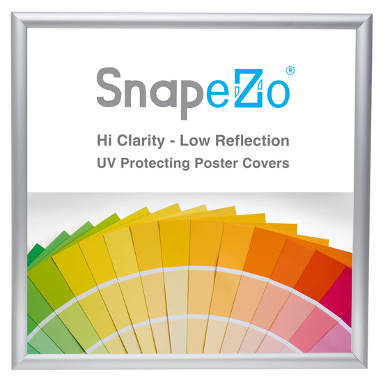 SnapeZo® 60.96 x 60.96 cm Silver Snap Frame - 25MM Profile