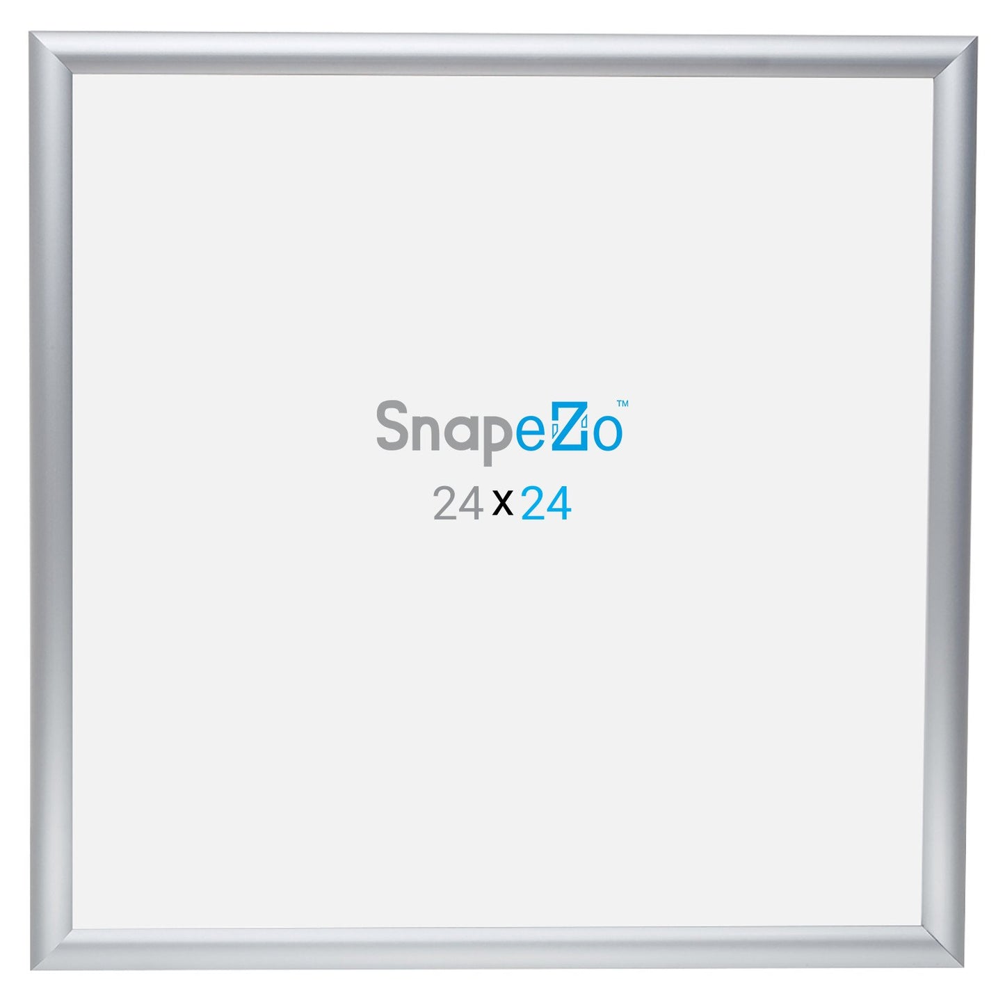 SnapeZo® Marco a presión plateado de 60,96 x 60,96 cm - Perfil de 25 mm