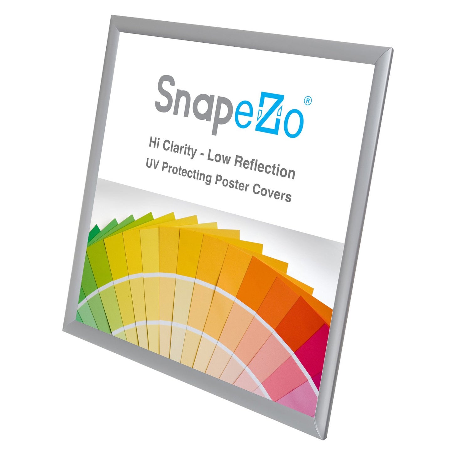 SnapeZo® 60.96 x 60.96 cm Silver Snap Frame - 25MM Profile