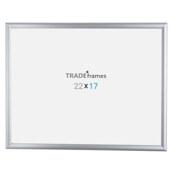 43.18 x 55.88 cm Silver Snap Frame - 25MM Profile