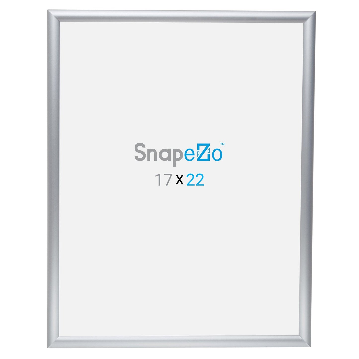 SnapeZo® Marco a presión plateado de 43,18 x 55,88 cm - Perfil de 25 mm