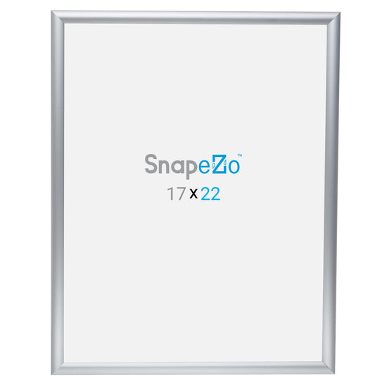 SnapeZo® 43.18 x 55.88 cm Silver Snap Frame - 25MM Profile