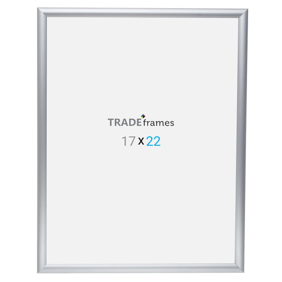 43.18 x 55.88 cm Silver Snap Frame - 25MM Profile