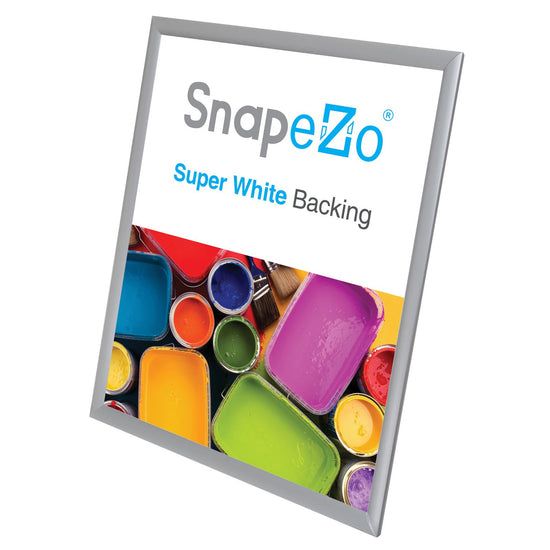 SnapeZo® 43.18 x 55.88 cm Silver Snap Frame - 25MM Profile