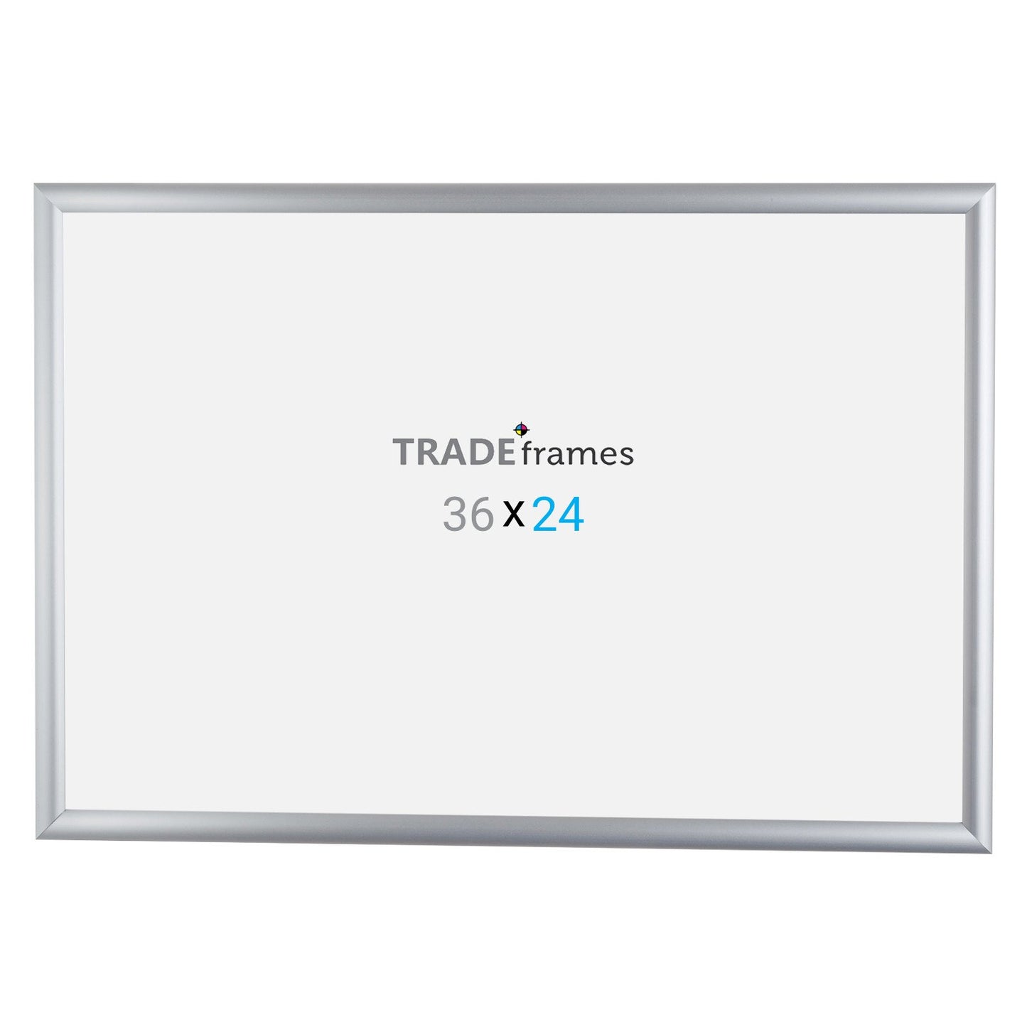 60.96 x 91.44 cm Silver Snap Frame - 25MM Profile