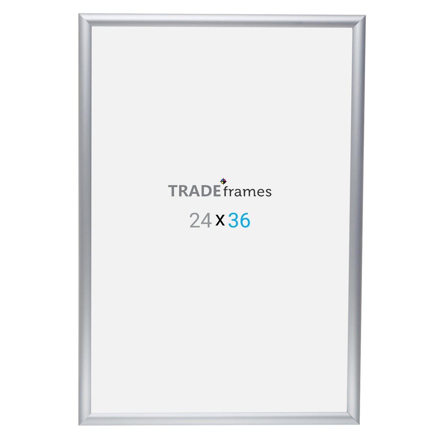 60.96 x 91.44 cm Silver Snap Frame - 25MM Profile