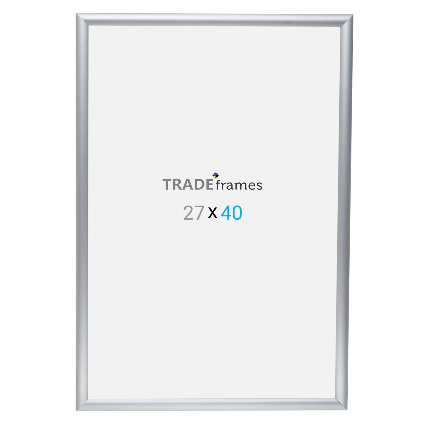 68.58 x 101.60 cm Silver Snap Frame - 25MM