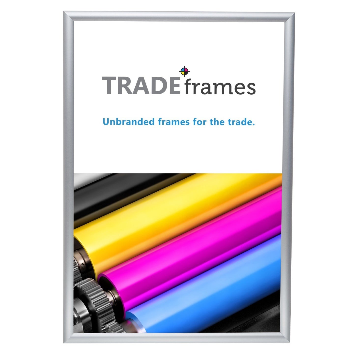 60.96 x 91.44 cm Silver Snap Frame - 25MM Profile