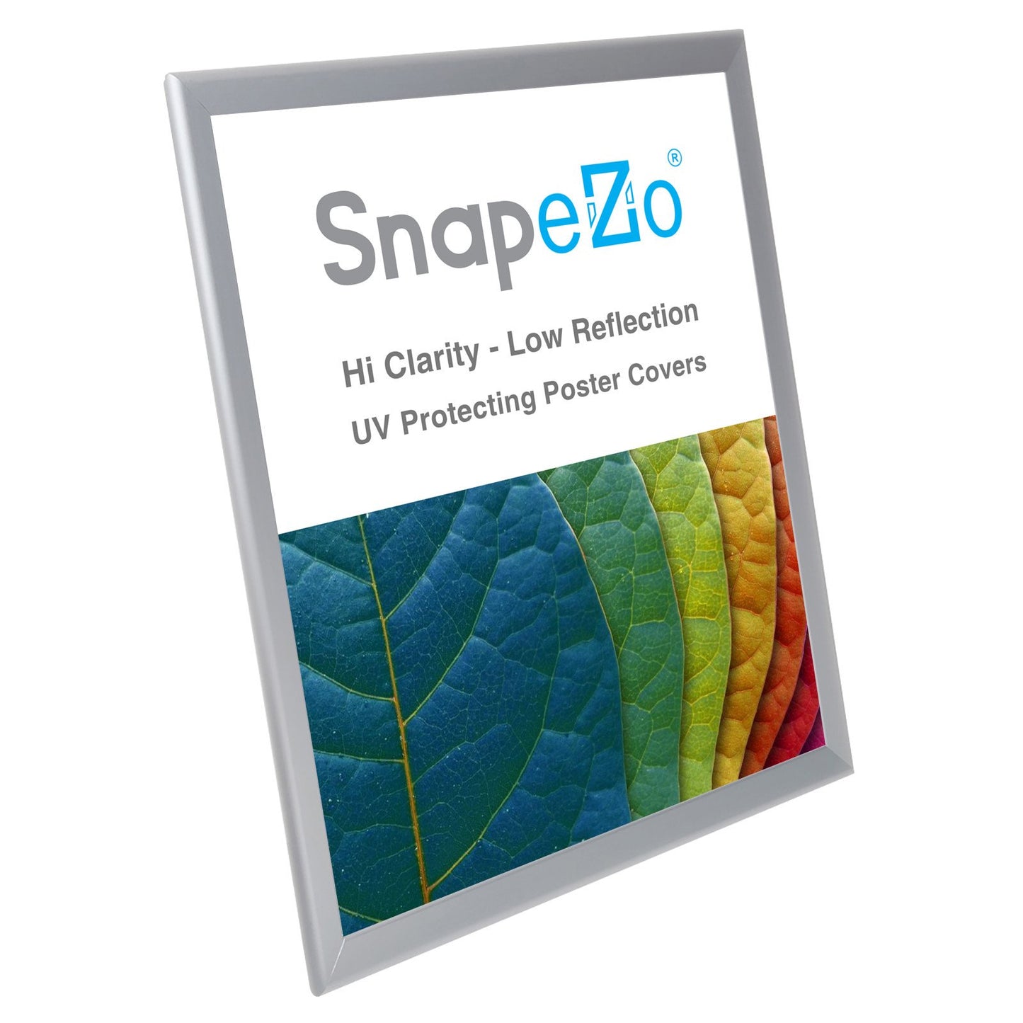 SnapeZo® 43.18 x 55.88 cm Silver Snap Frame - 32MM Profile