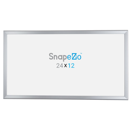 SnapeZo® 30.48 x 60.96 cm Silver Snap Frame - 32MM Profile