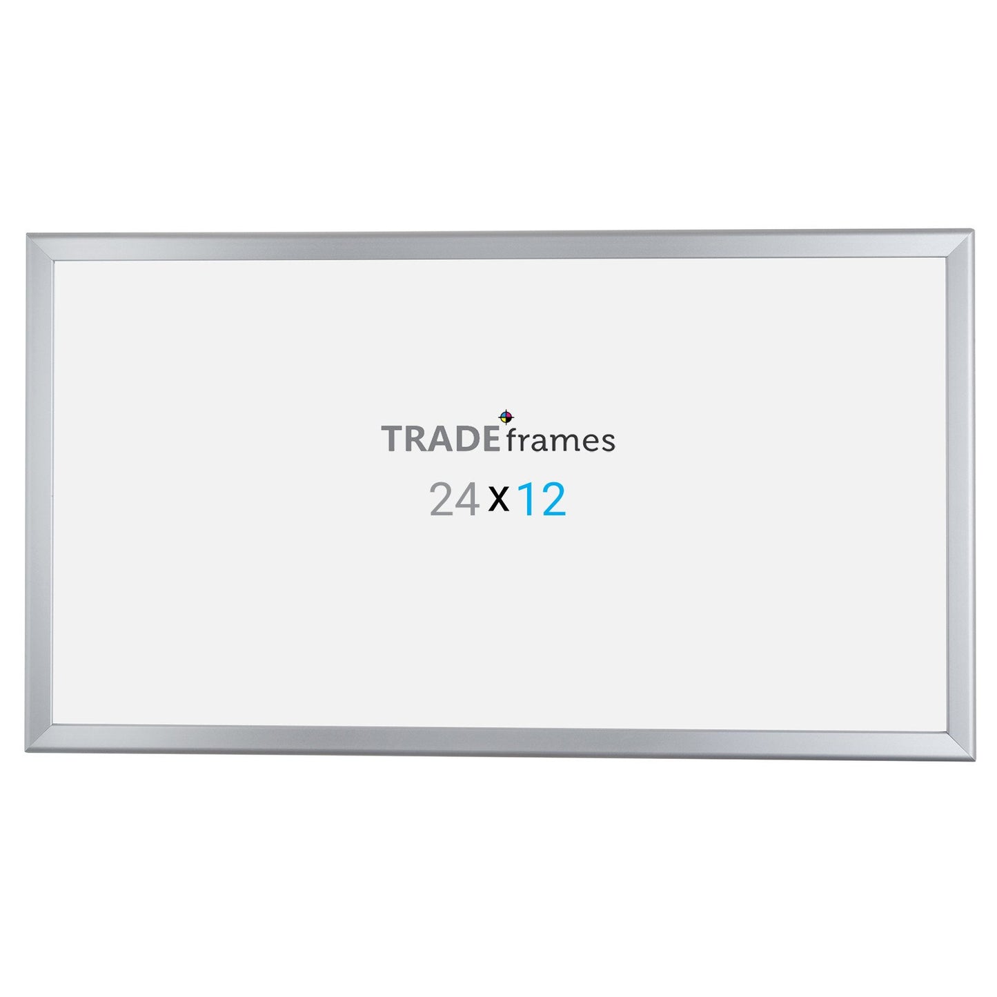 30.48 x 60.96 cm Silver Snap Frame - 32MM Profile