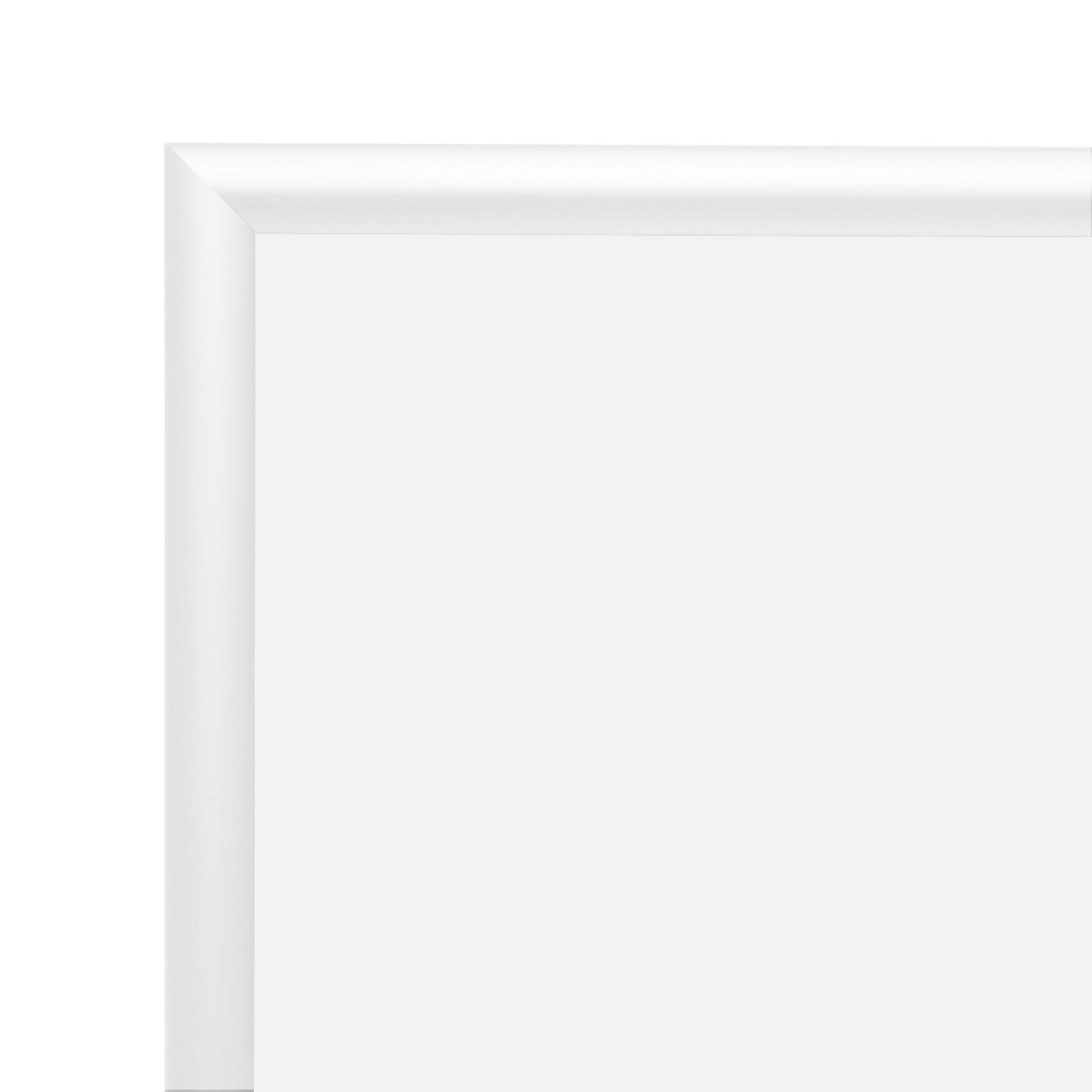 60.96 x 91.44 cm White Snap Frame - 25MM Profile