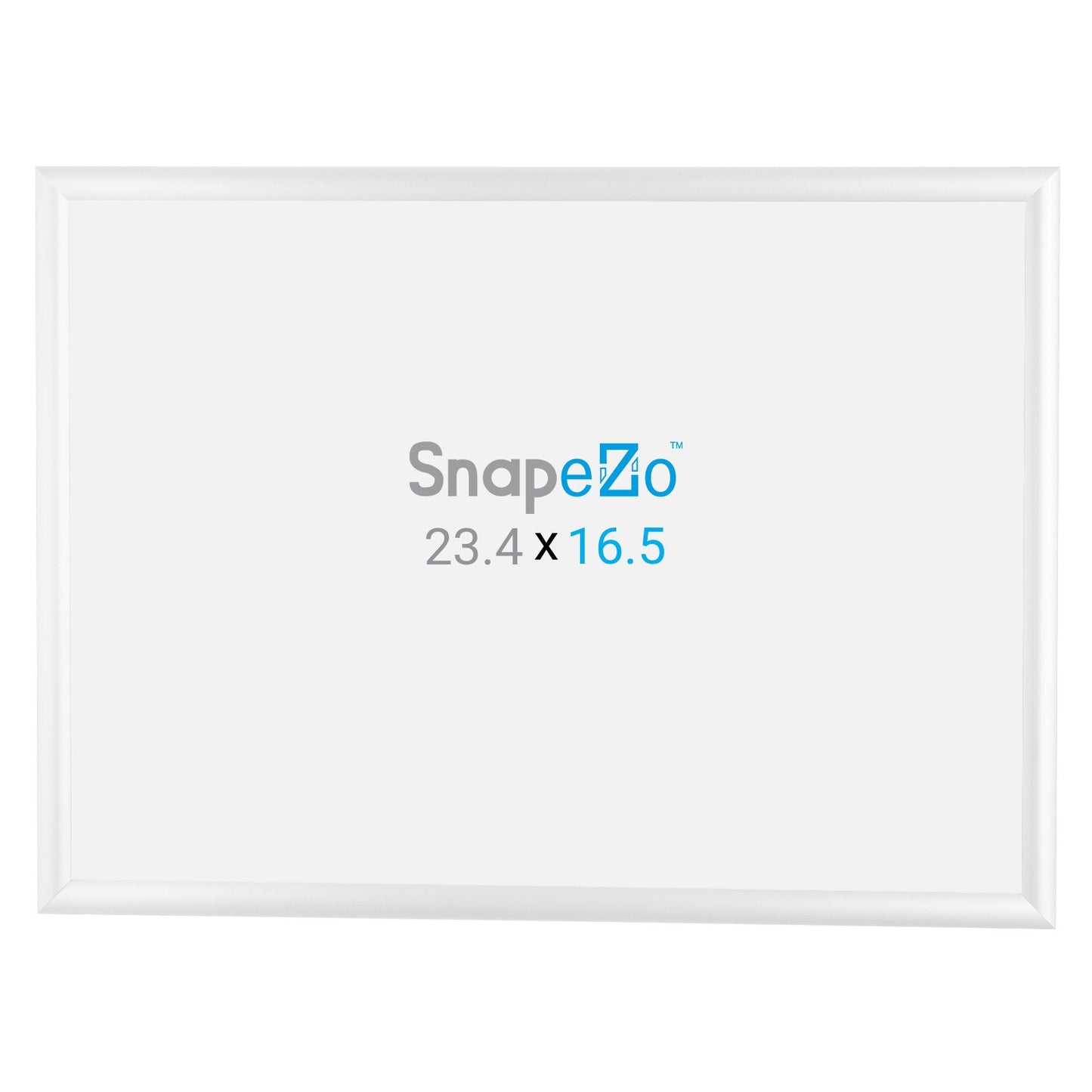 SnapeZo® A2 (59,4 x 42 cm) Marco a presión blanco - Perfil de 25 mm