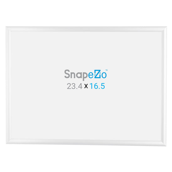 SnapeZo® A2 (59,4 x 42 cm) Marco a presión blanco - Perfil de 25 mm