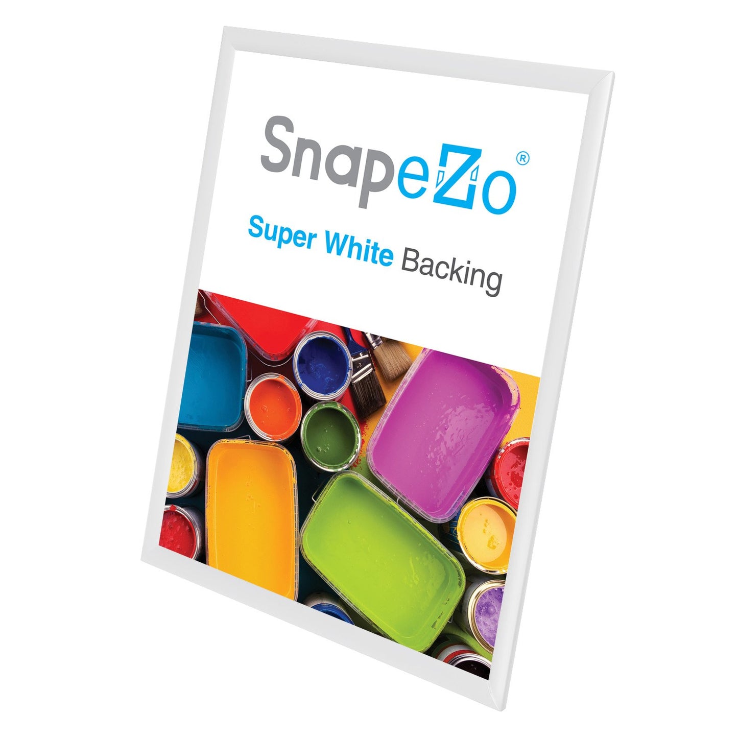 SnapeZo® A2 (59.4 x 42 cm) White Snap Frame - 25MM Profile