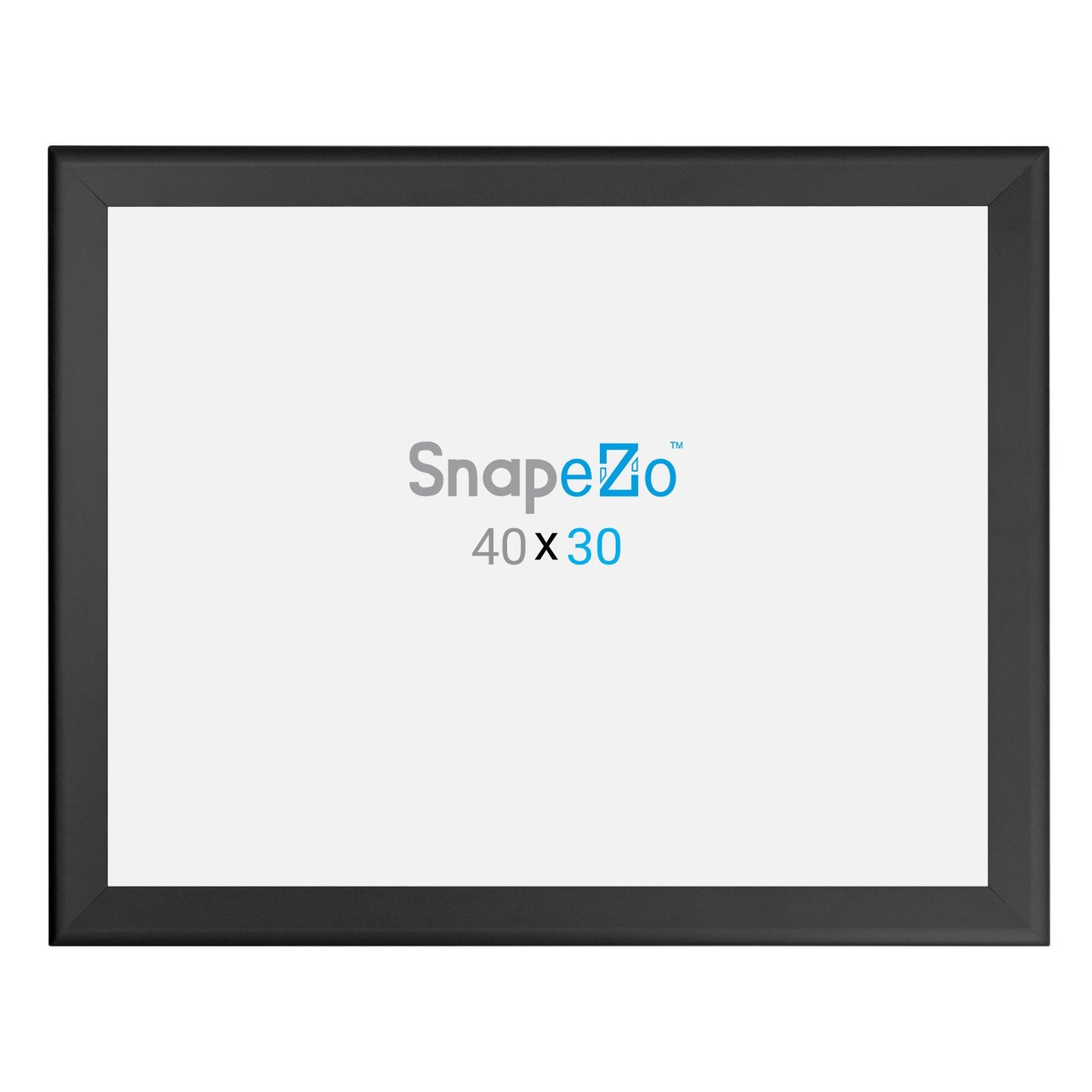 76.20 x 101.60 cm  Schwarzer Filmplakatrahmen 44 mm SnapeZo®