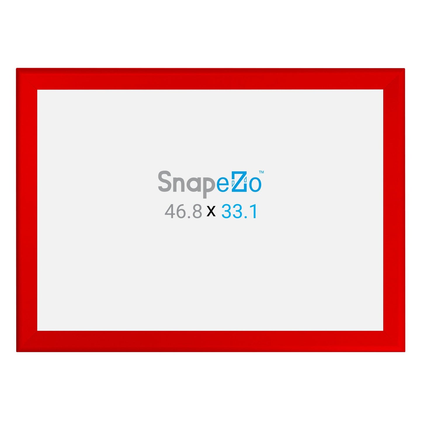 A0 (118.9 x 84.1 cm) Red Poster Frame 44MM SnapeZo®