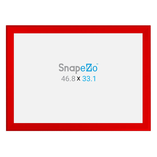 A0 (118.9 x 84.1 cm) Red Poster Frame 44MM SnapeZo®