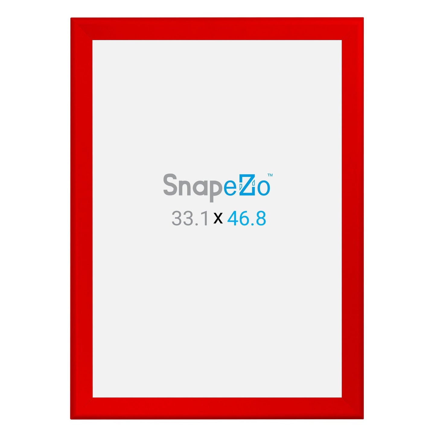 A0 (118.9 x 84.1 cm) Red Poster Frame 44MM SnapeZo®