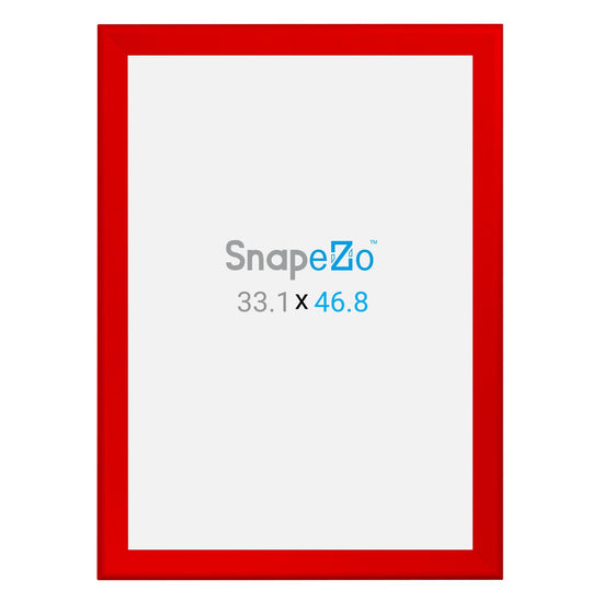 A0 (118.9 x 84.1 cm) Red Poster Frame 44MM SnapeZo®