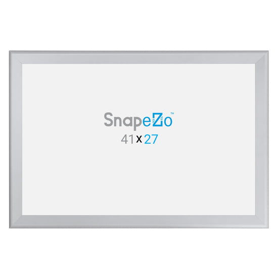 68.58 x 104.14 cm  Silver Movie Poster Frame 44MM SnapeZo®