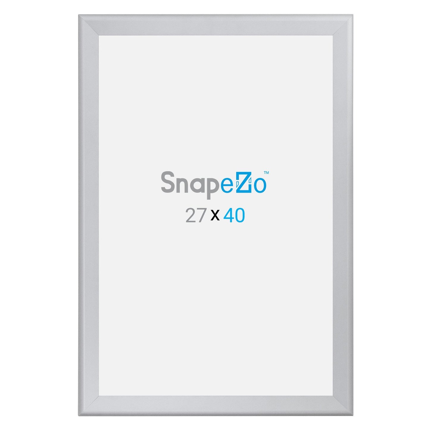 68.58 x 101.60 cm Silver Movie Poster Frame 44MM SnapeZo®