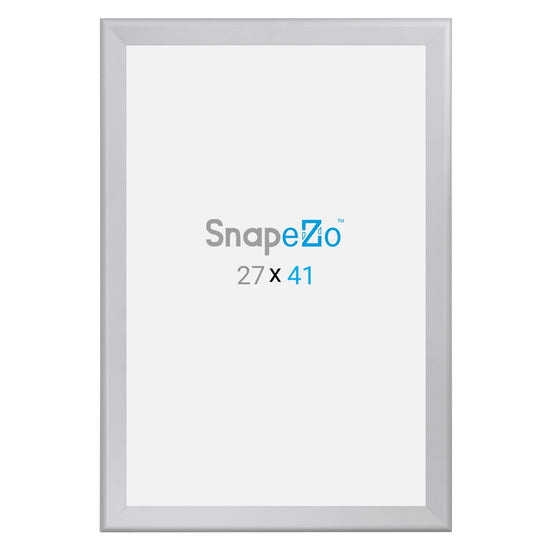 68.58 x 104.14 cm  Silver Movie Poster Frame 44MM SnapeZo®