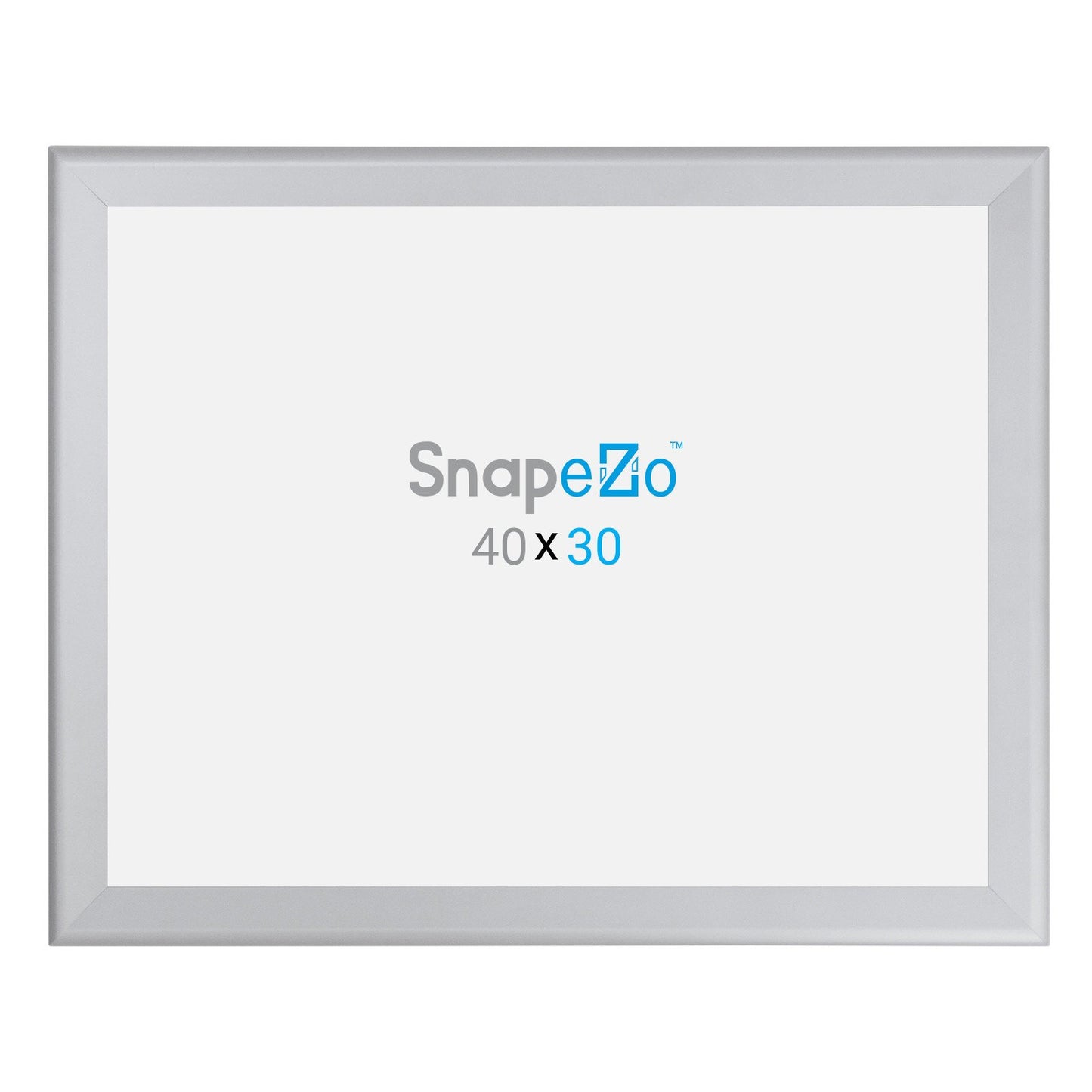 76.20 x 101.60 cm Silver Movie Poster Frame 44MM SnapeZo®