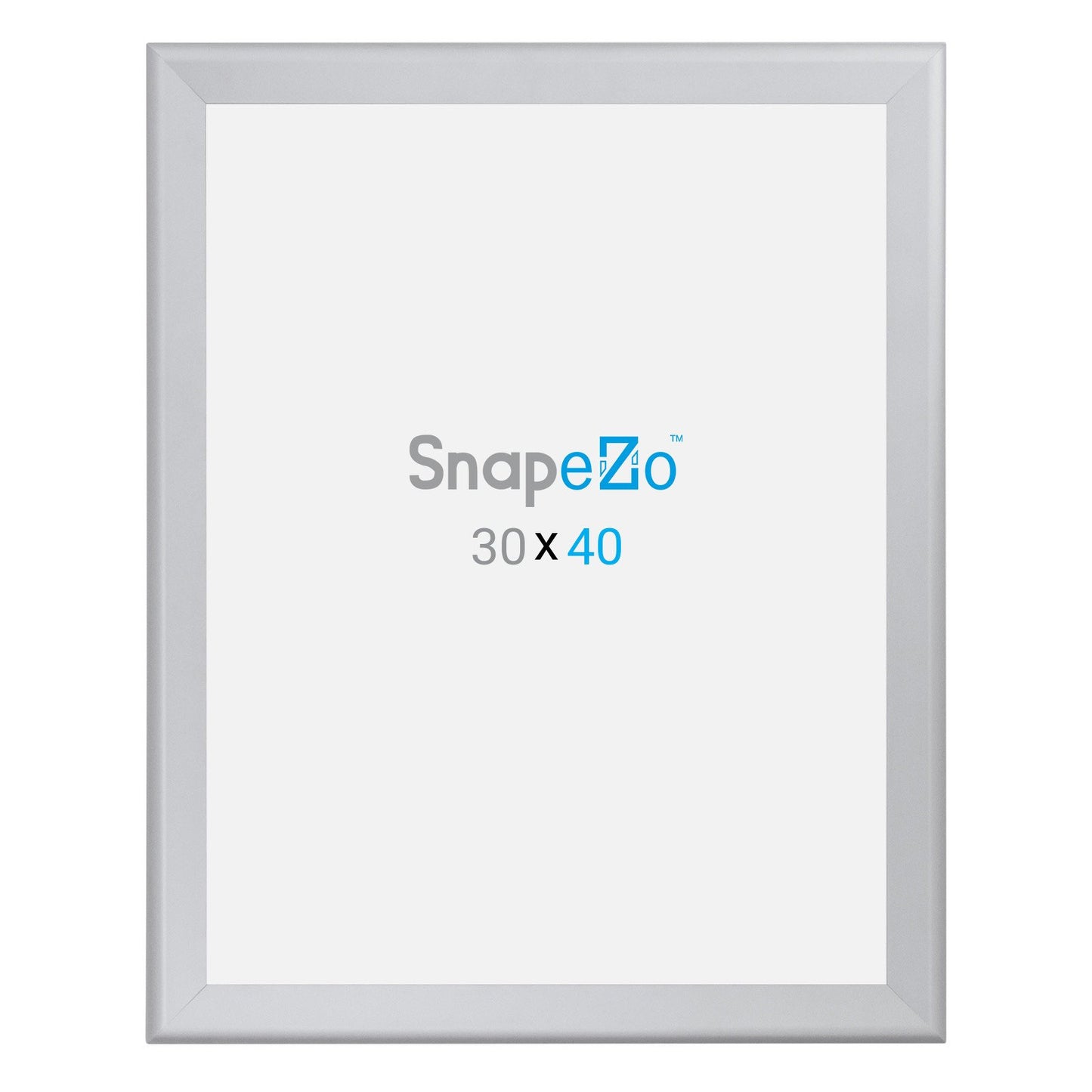 76.20 x 101.60 cm Silver Movie Poster Frame 44MM SnapeZo®