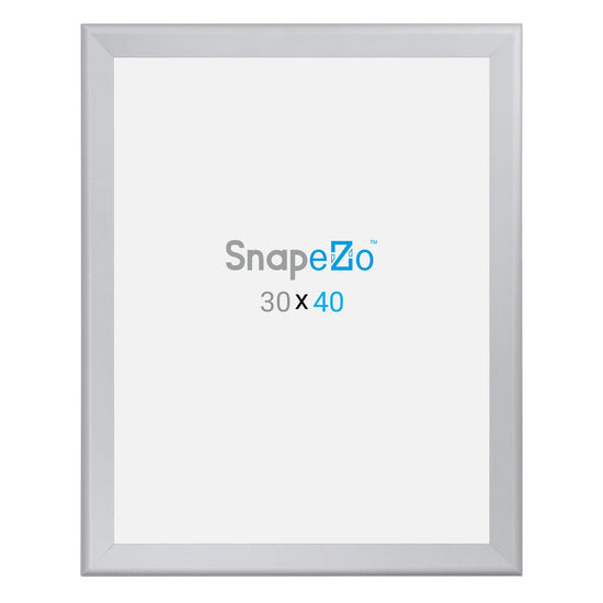 76.20 x 101.60 cm Silver Movie Poster Frame 44MM SnapeZo®